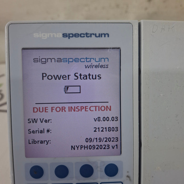 Baxter Baxter Sigma Spectrum 8.00.03 w/o Battery Infusion Pump Infusion Pump reLink Medical