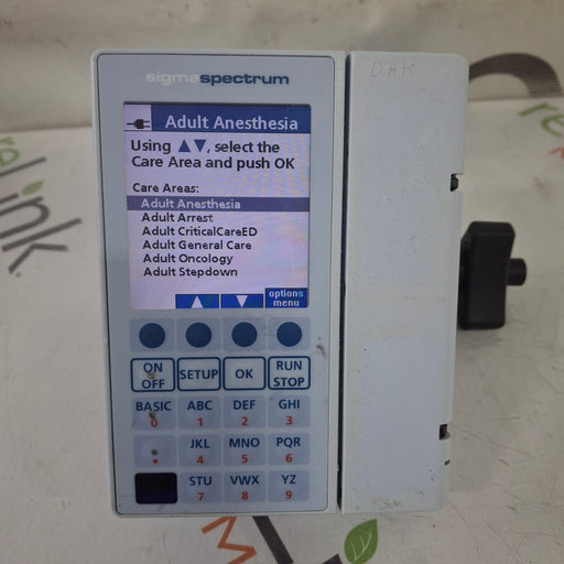 Baxter Baxter Sigma Spectrum 8.00.03 w/o Battery Infusion Pump Infusion Pump reLink Medical