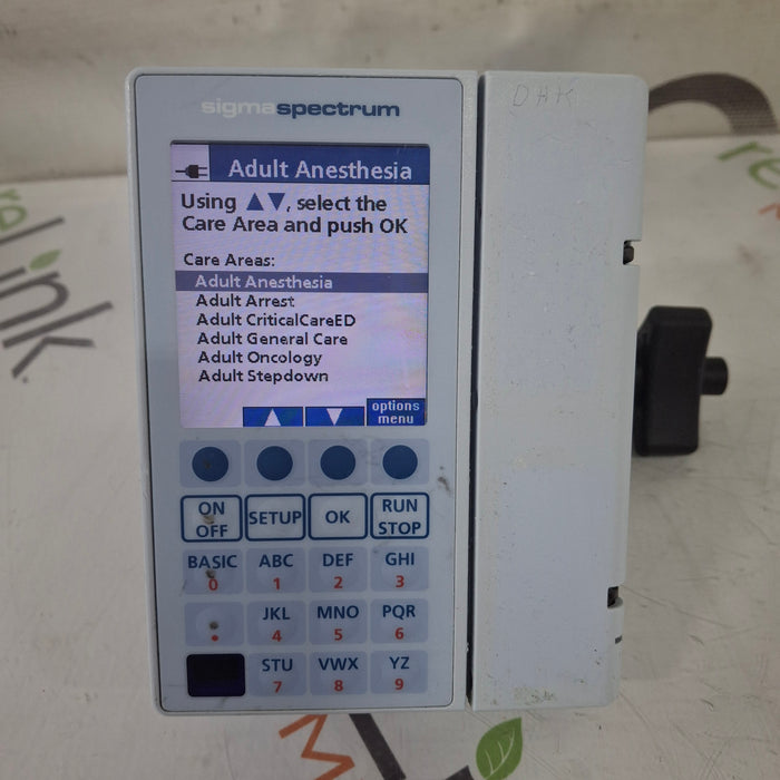 Baxter Baxter Sigma Spectrum 8.00.03 w/o Battery Infusion Pump Infusion Pump reLink Medical