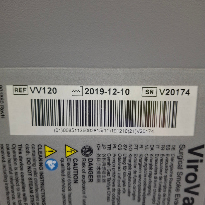 Buffalo Filter Buffalo Filter ViroVac Smoke Evacuation System Surgical Equipment reLink Medical