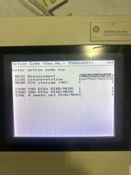 GE Healthcare GE Healthcare MAC 1200 ECG Cardiology reLink Medical