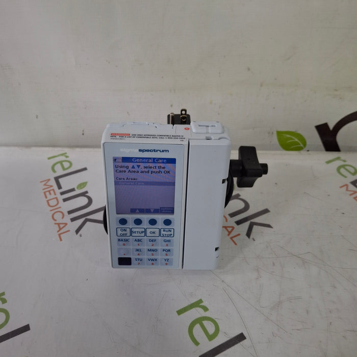 Baxter Baxter Sigma Spectrum 8.01.00 w/o Battery Infusion Pump Infusion Pump reLink Medical