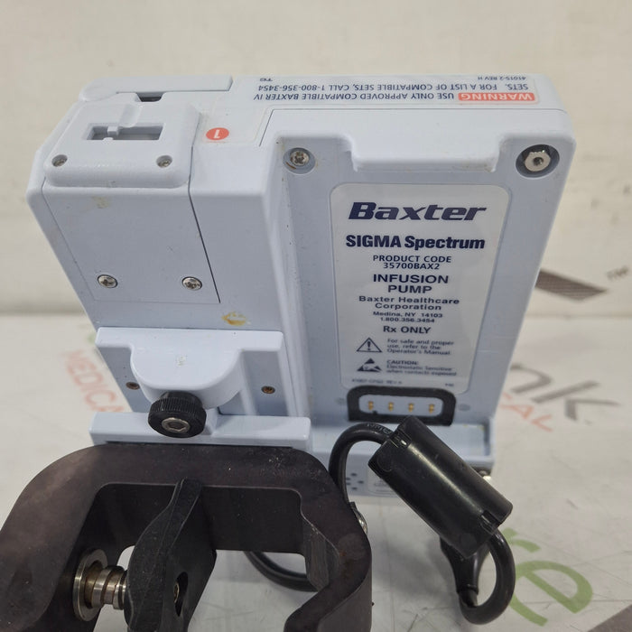 Baxter Sigma Spectrum w/Non Wireless or No Battery Infusion Pump