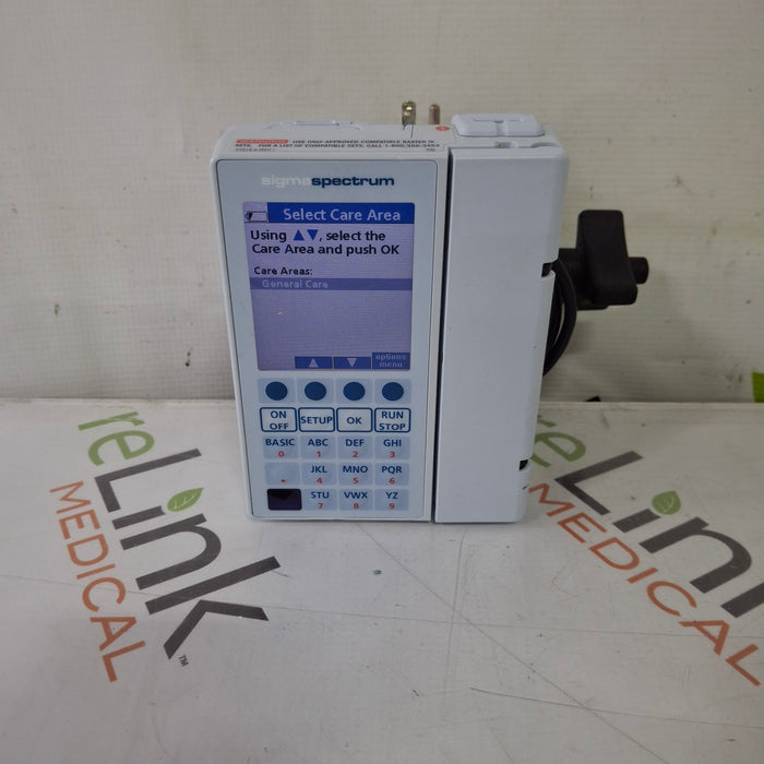 Baxter Sigma Spectrum 8.01.00 w/o Battery Infusion Pump