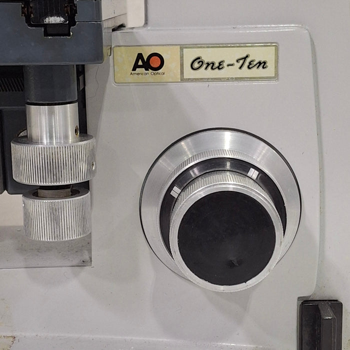 American Optical One-Ten Binocular Microscope