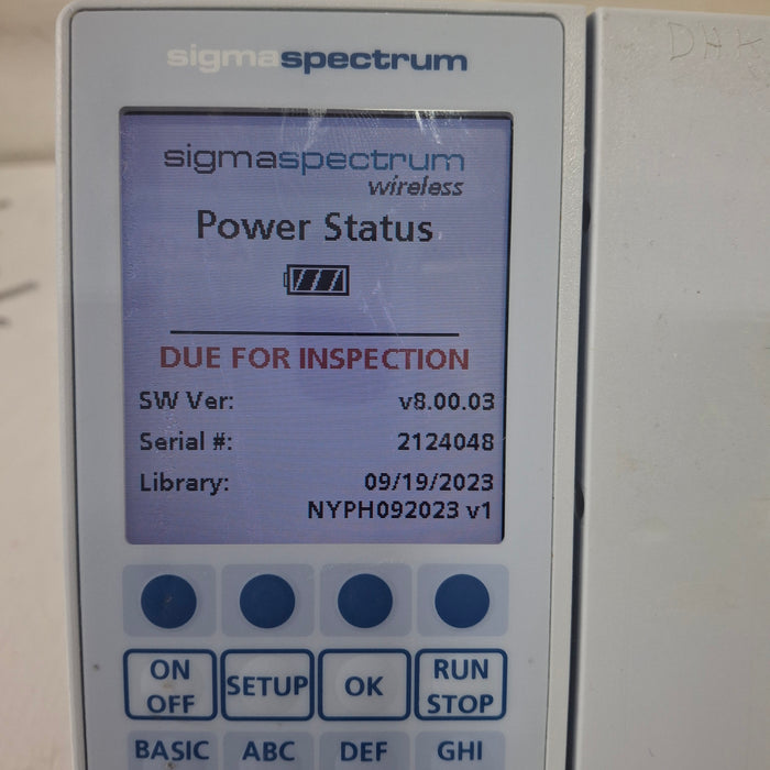 Baxter Baxter Sigma Spectrum 8.00.03 w/o Battery Infusion Pump Infusion Pump reLink Medical