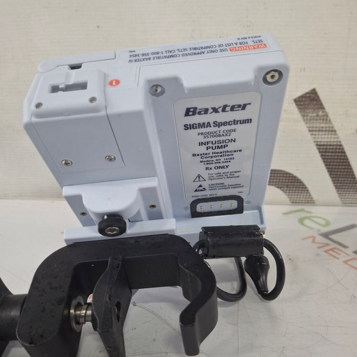 Baxter Baxter Sigma Spectrum 8.00.03 w/o Battery Infusion Pump Infusion Pump reLink Medical