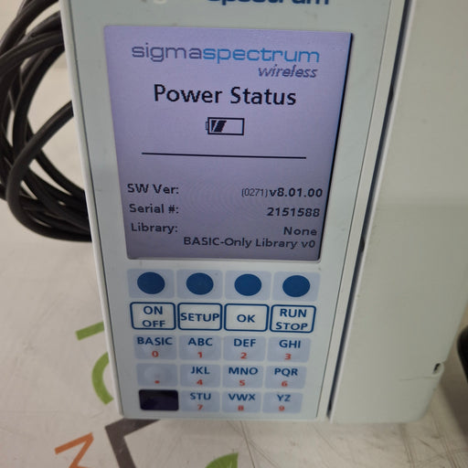 Baxter Baxter Sigma Spectrum 8.01.00 w/o Battery Infusion Pump Infusion Pump reLink Medical