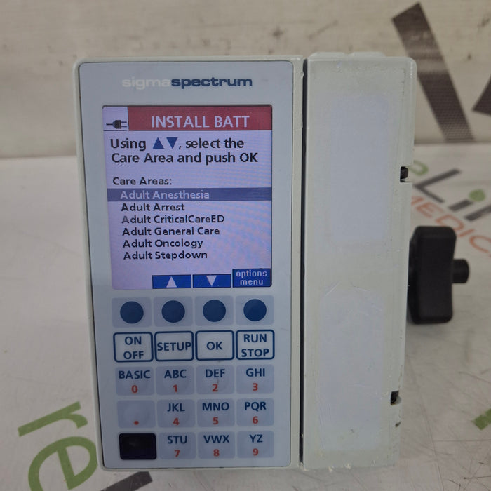 Baxter Baxter Sigma Spectrum 8.00.03 w/o Battery Infusion Pump Infusion Pump reLink Medical