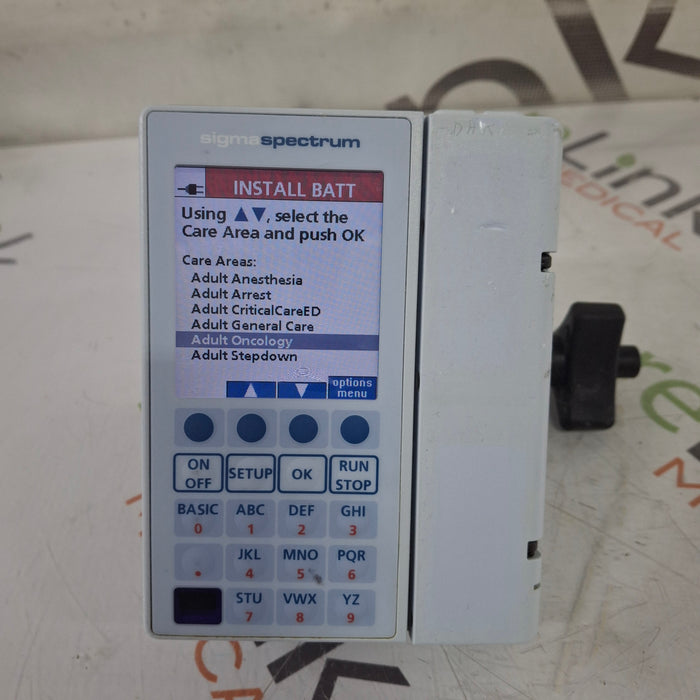 Baxter Sigma Spectrum 8.00.03 w/o Battery Infusion Pump