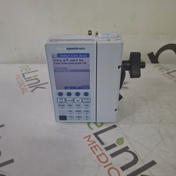 Baxter Sigma Spectrum 8.01.00 w/o Battery Infusion Pump