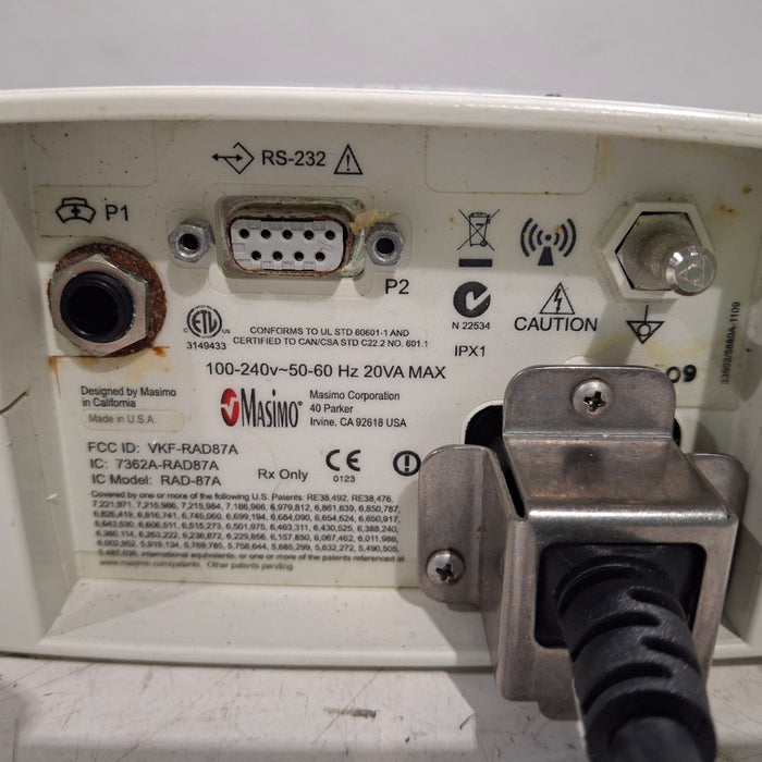 Masimo Masimo Rad 87 Rainbow Set Pulse Oximeter Patient Monitors reLink Medical