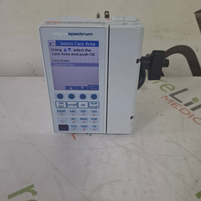 Baxter Baxter Sigma Spectrum 8.01.00 w/o Battery Infusion Pump Infusion Pump reLink Medical