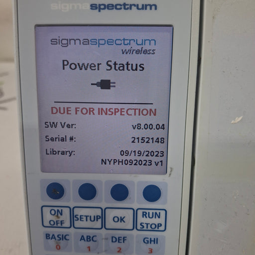 Baxter Baxter Sigma Spectrum 8.00.04 w/o Battery Infusion Pump Infusion Pump reLink Medical