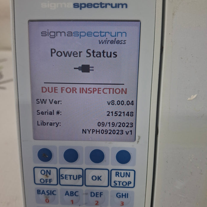 Baxter Baxter Sigma Spectrum 8.00.04 w/o Battery Infusion Pump Infusion Pump reLink Medical