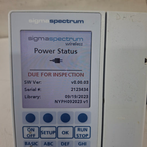 Baxter Baxter Sigma Spectrum 8.00.03 w/o Battery Infusion Pump Infusion Pump reLink Medical
