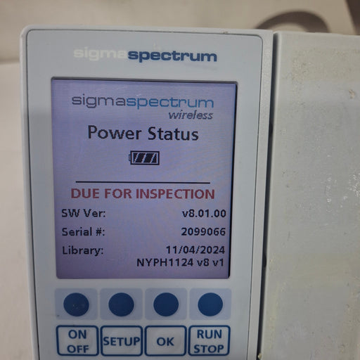 Baxter Baxter Sigma Spectrum 8.01.00 w/o Battery Infusion Pump Infusion Pump reLink Medical