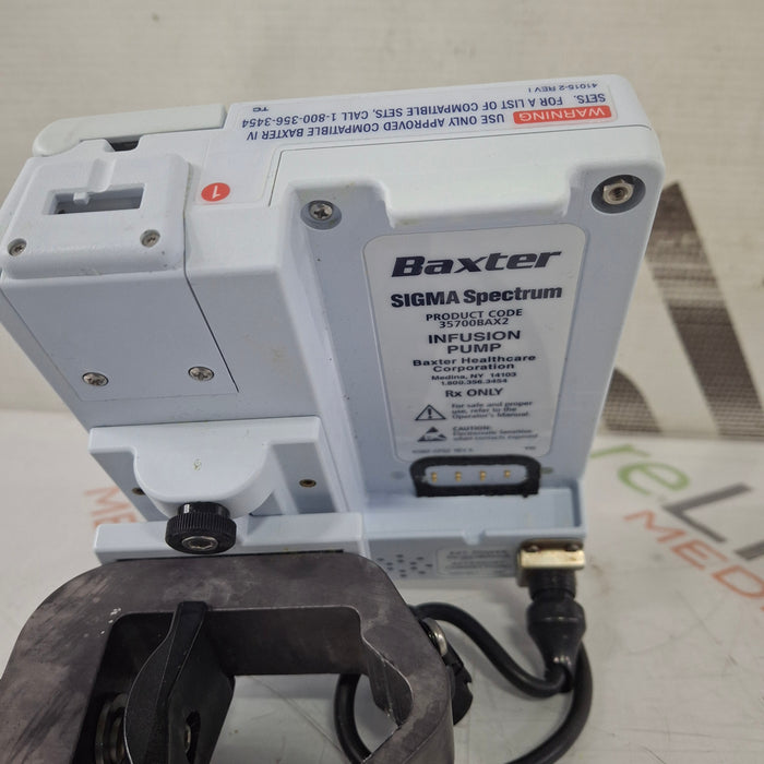 Baxter Baxter Sigma Spectrum 8.01.00 w/o Battery Infusion Pump Infusion Pump reLink Medical