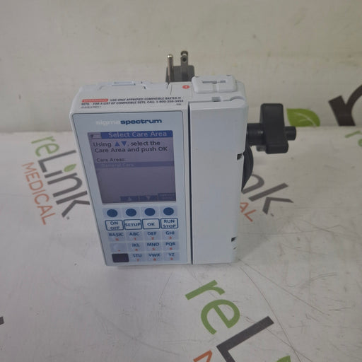 Baxter Baxter Sigma Spectrum 8.01.00 w/o Battery Infusion Pump Infusion Pump reLink Medical