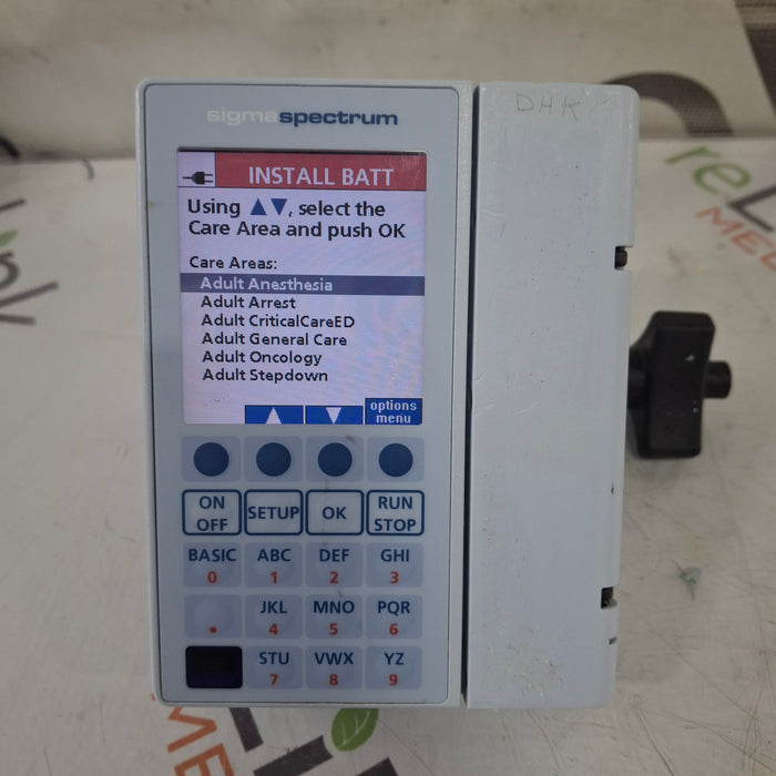 Baxter Baxter Sigma Spectrum 8.00.03 w/o Battery Infusion Pump Infusion Pump reLink Medical