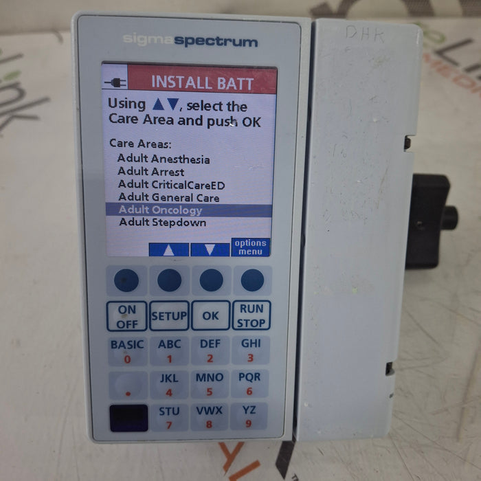 Baxter Sigma Spectrum 8.00.03 w/o Battery Infusion Pump