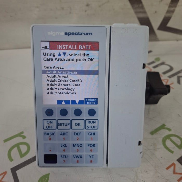 Baxter Sigma Spectrum 8.00.03 w/o Battery Infusion Pump