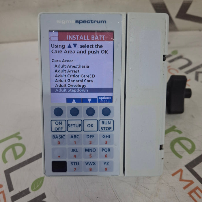 Baxter Baxter Sigma Spectrum 8.00.03 w/o Battery Infusion Pump Infusion Pump reLink Medical