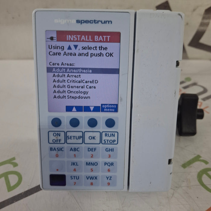Baxter Sigma Spectrum 8.00.03 w/o Battery Infusion Pump