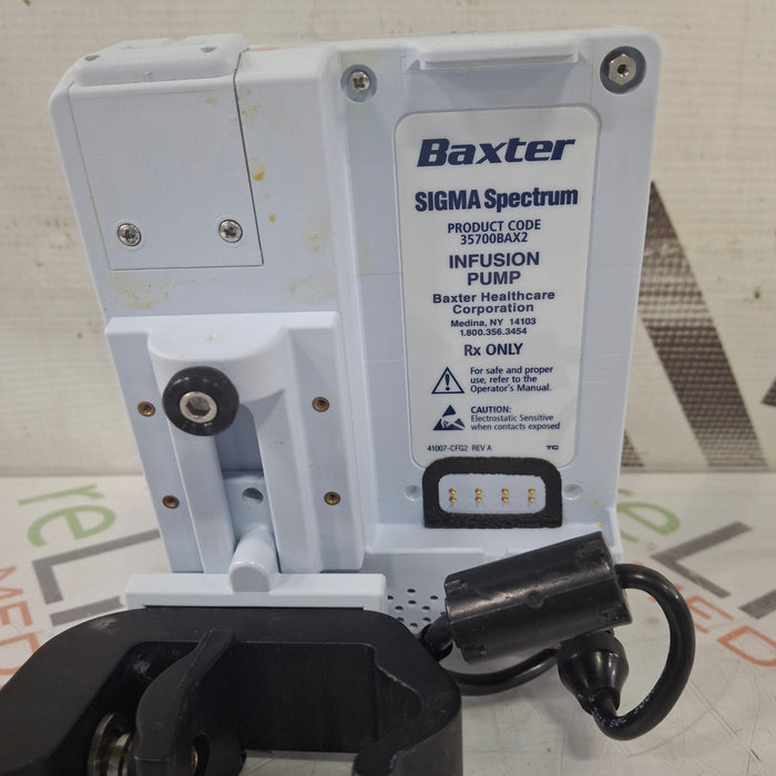 Baxter Sigma Spectrum 8.00.03 w/o Battery Infusion Pump