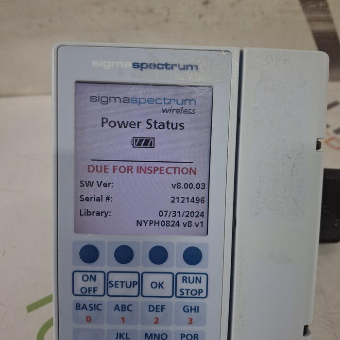Baxter Baxter Sigma Spectrum 8.00.03 w/o Battery Infusion Pump Infusion Pump reLink Medical