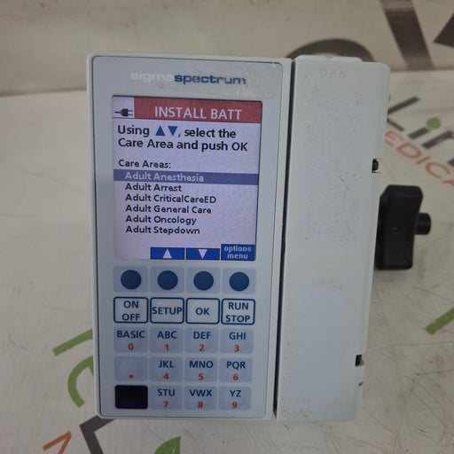 Baxter Baxter Sigma Spectrum 8.00.03 w/o Battery Infusion Pump Infusion Pump reLink Medical