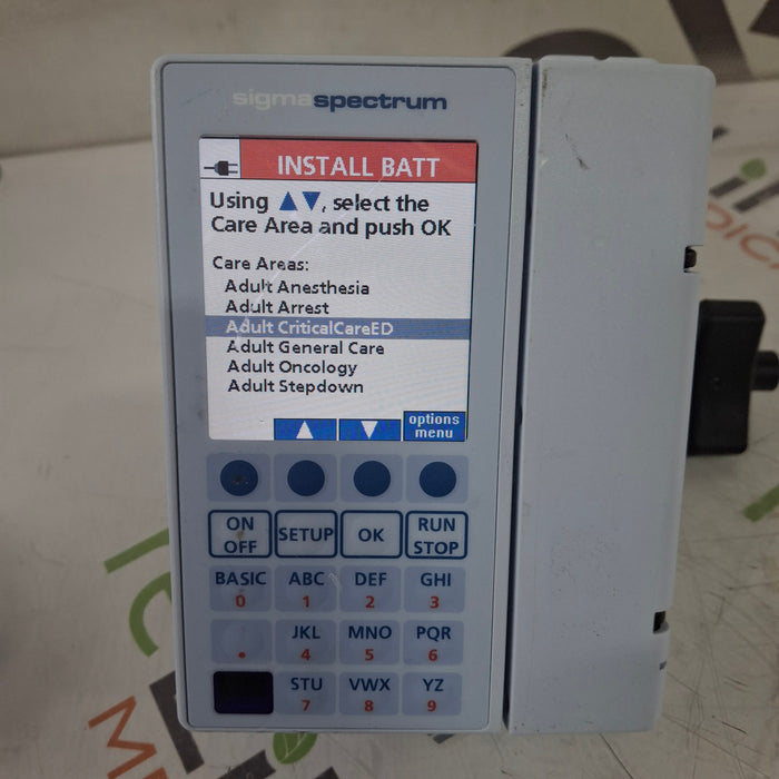 Baxter Baxter Sigma Spectrum 8.00.03 w/o Battery Infusion Pump Infusion Pump reLink Medical