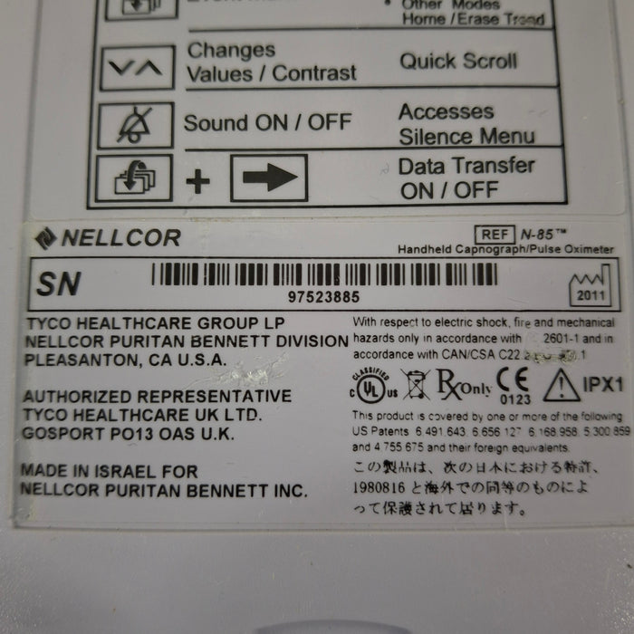 Nellcor Nellcor N-85 Pulse Oximeter Patient Monitors reLink Medical