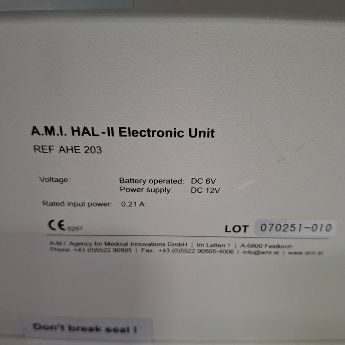 AMI, Inc Hal-II Ultrasound Doppler