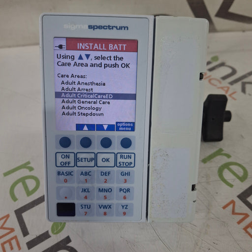 Baxter Baxter Sigma Spectrum 8.01.00 w/o Battery Infusion Pump Infusion Pump reLink Medical