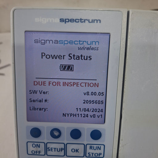 Baxter Baxter Sigma Spectrum 8.00.05 w/o Battery Infusion Pump Infusion Pump reLink Medical