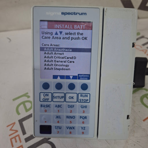 Baxter Baxter Sigma Spectrum 8.01.00 w/o Battery Infusion Pump Infusion Pump reLink Medical