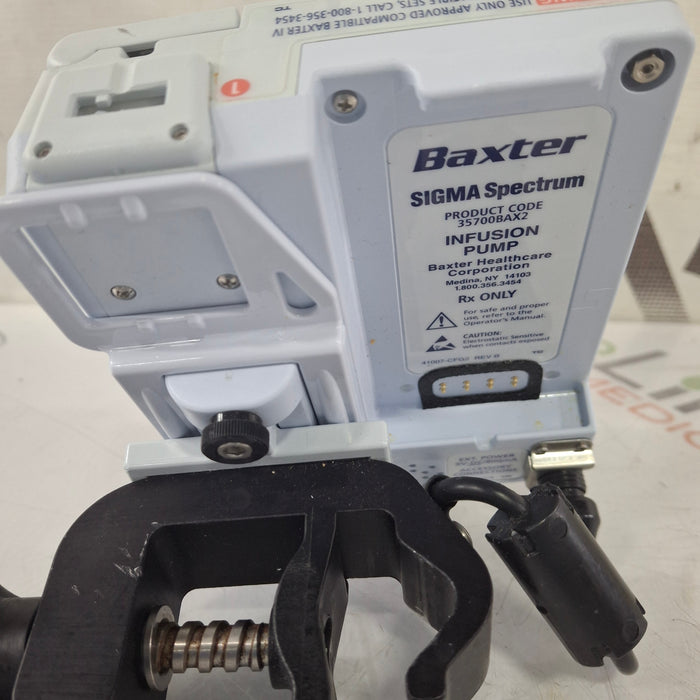Baxter Baxter Sigma Spectrum 8.01.00 w/o Battery Infusion Pump Infusion Pump reLink Medical