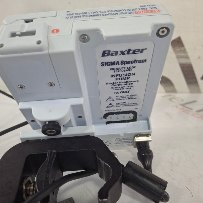Baxter Baxter Sigma Spectrum 8.01.00 w/o Battery Infusion Pump Infusion Pump reLink Medical