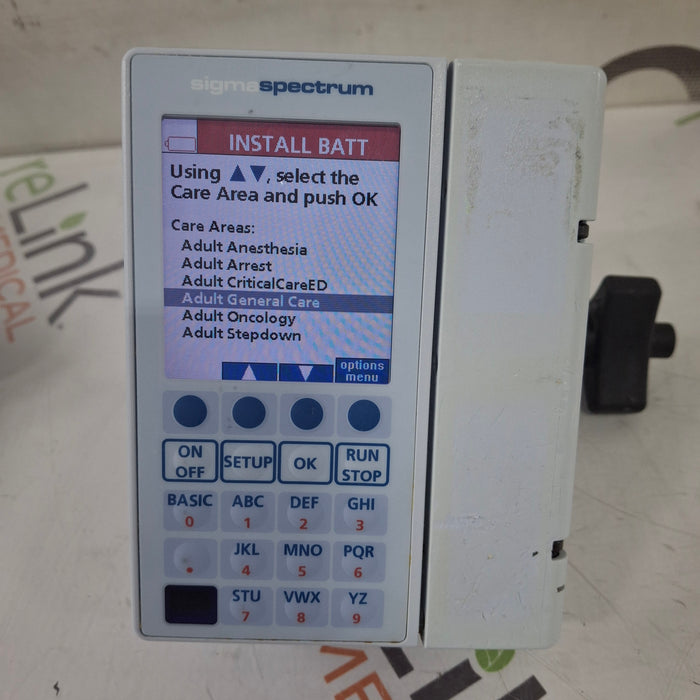 Baxter Sigma Spectrum 8.00.05 w/o Battery Infusion Pump