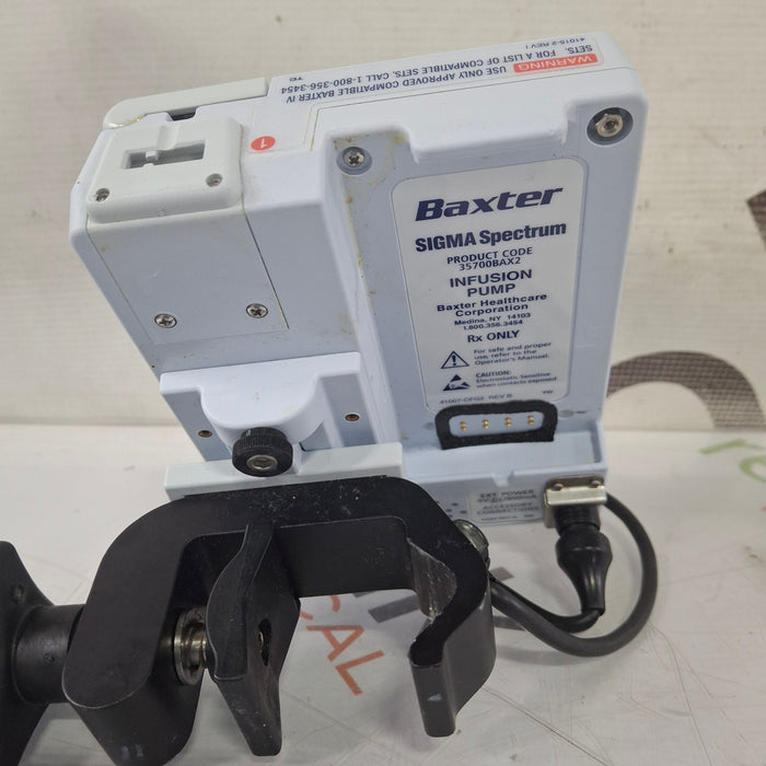 Baxter Sigma Spectrum 8.00.05 w/o Battery Infusion Pump