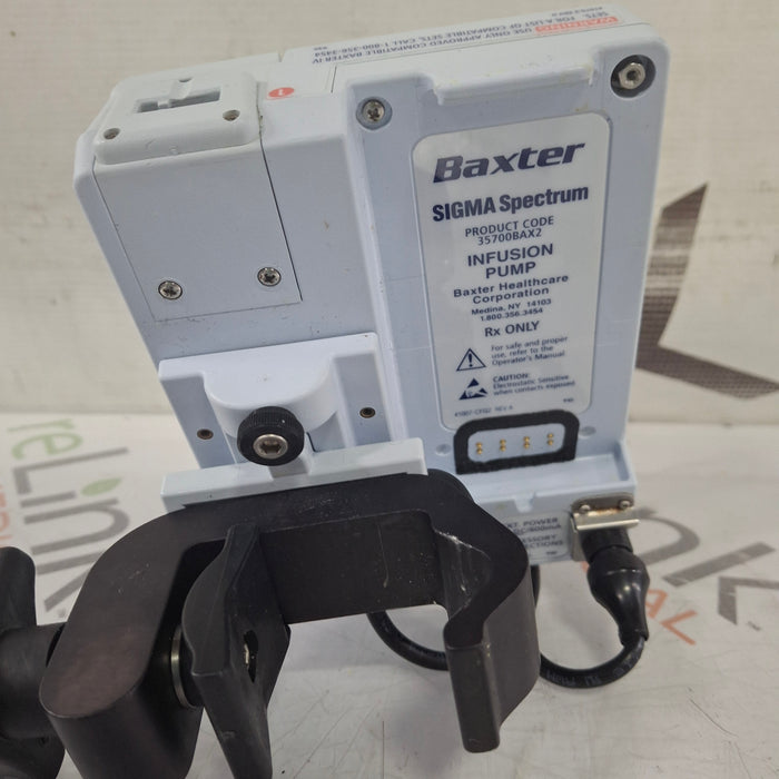 Baxter Sigma Spectrum 8.00.04 w/o Battery Infusion Pump