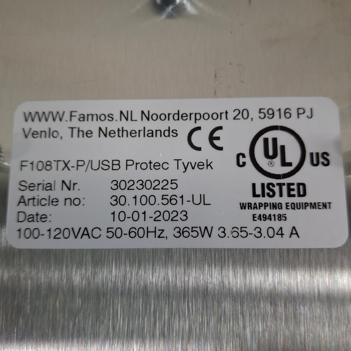 Famos Famos F108TX-P/USB Rotating Heat Sealer Surgical Equipment reLink Medical