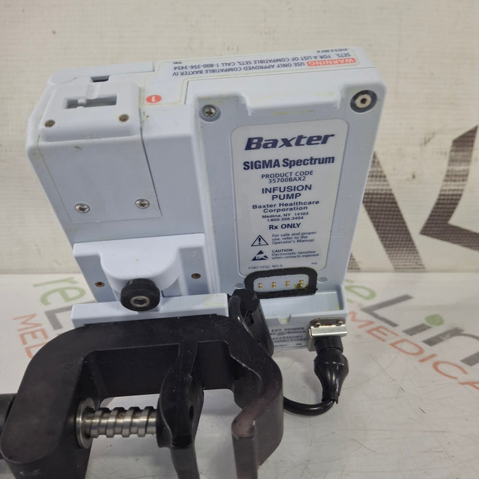 Baxter Baxter Sigma Spectrum 8.00.03 w/o Battery Infusion Pump Infusion Pump reLink Medical