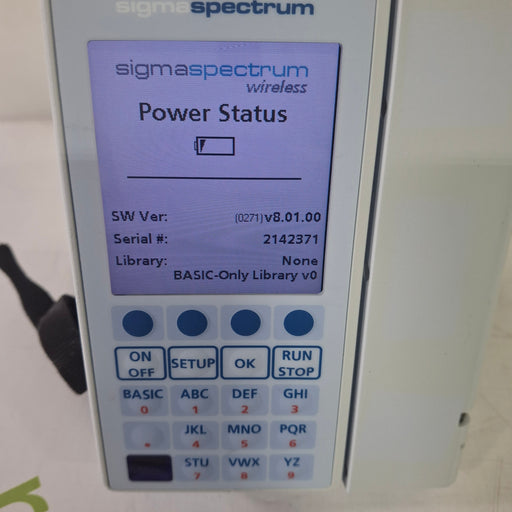 Baxter Baxter Sigma Spectrum 8.01.00 w/o Battery Infusion Pump Infusion Pump reLink Medical