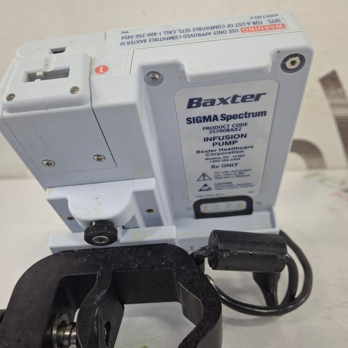 Baxter Sigma Spectrum 8.00.03 w/o Battery Infusion Pump