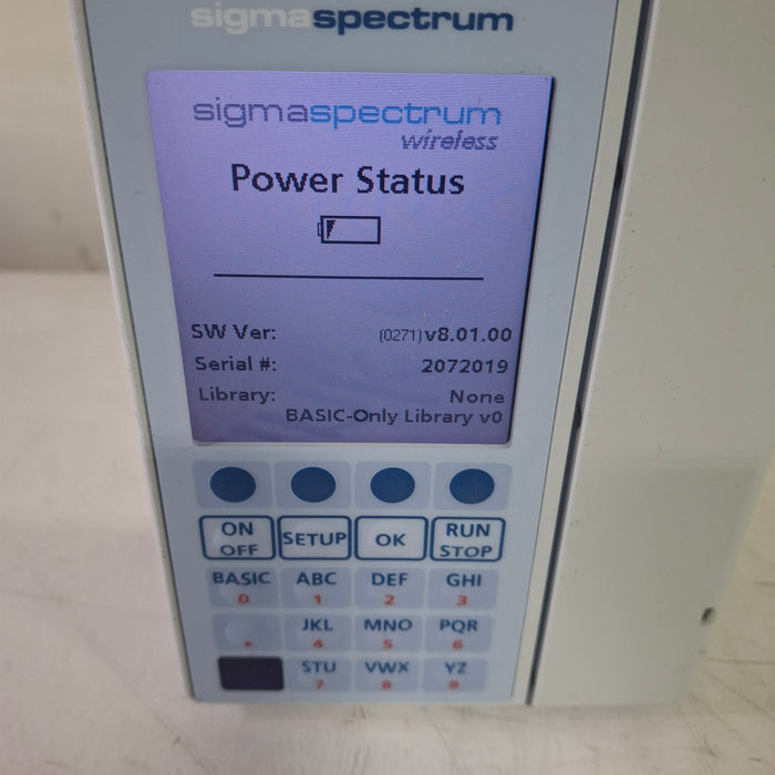 Baxter Baxter Sigma Spectrum 8.01.00 with A/B/G/N Battery Infusion Pump Infusion Pump reLink Medical