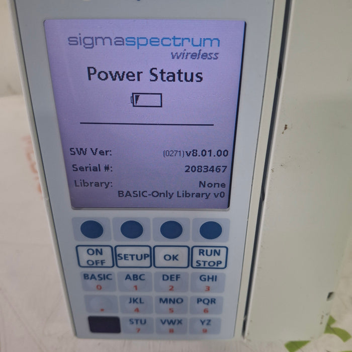 Baxter Baxter Sigma Spectrum 8.01.00 w/o Battery Infusion Pump Infusion Pump reLink Medical