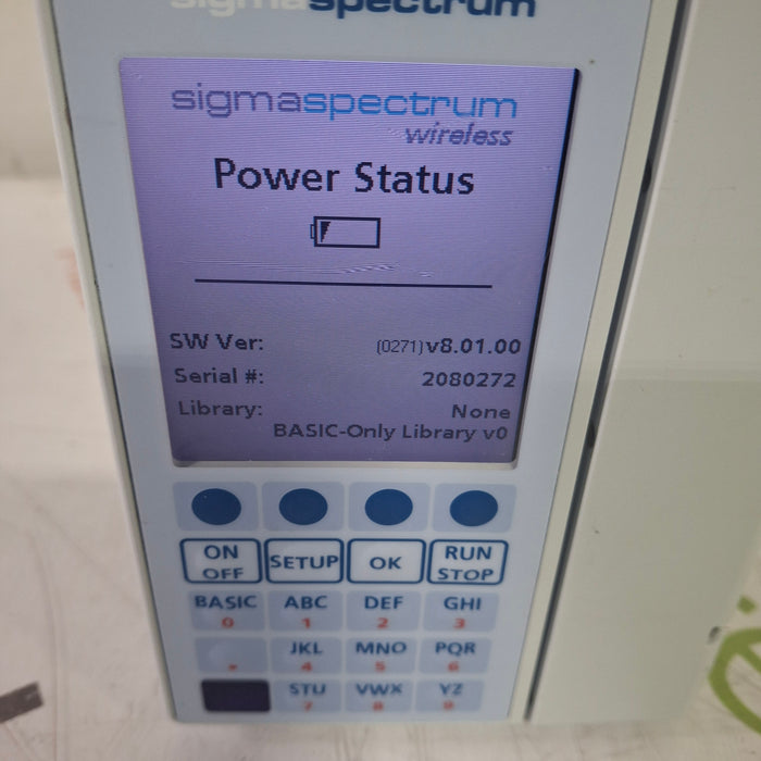 Baxter Baxter Sigma Spectrum 8.01.00 with A/B/G/N Battery Infusion Pump Infusion Pump reLink Medical