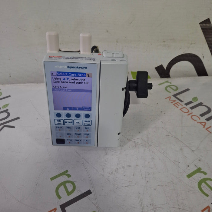Baxter Baxter Sigma Spectrum 8.01.00 with A/B/G/N Battery Infusion Pump Infusion Pump reLink Medical